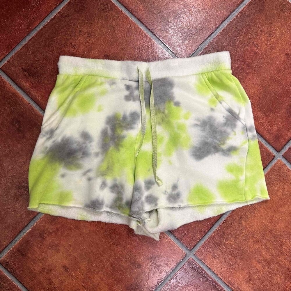 Free People Comfy Drawstring Pockets Tie-Dye Shorts Size Medium